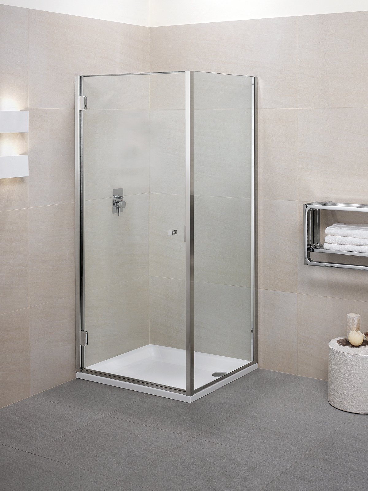 Parete doccia prezzi: parete per box doccia walk in in cristallo ...