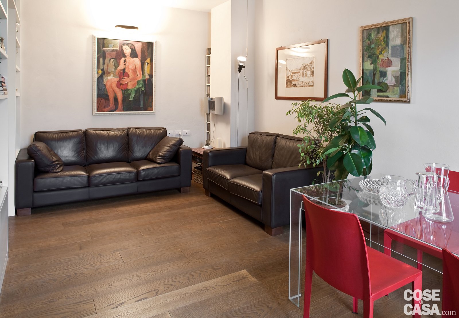 Una casa di 80 mq superfunzionali cose di casa 3 quadri sopra il letto