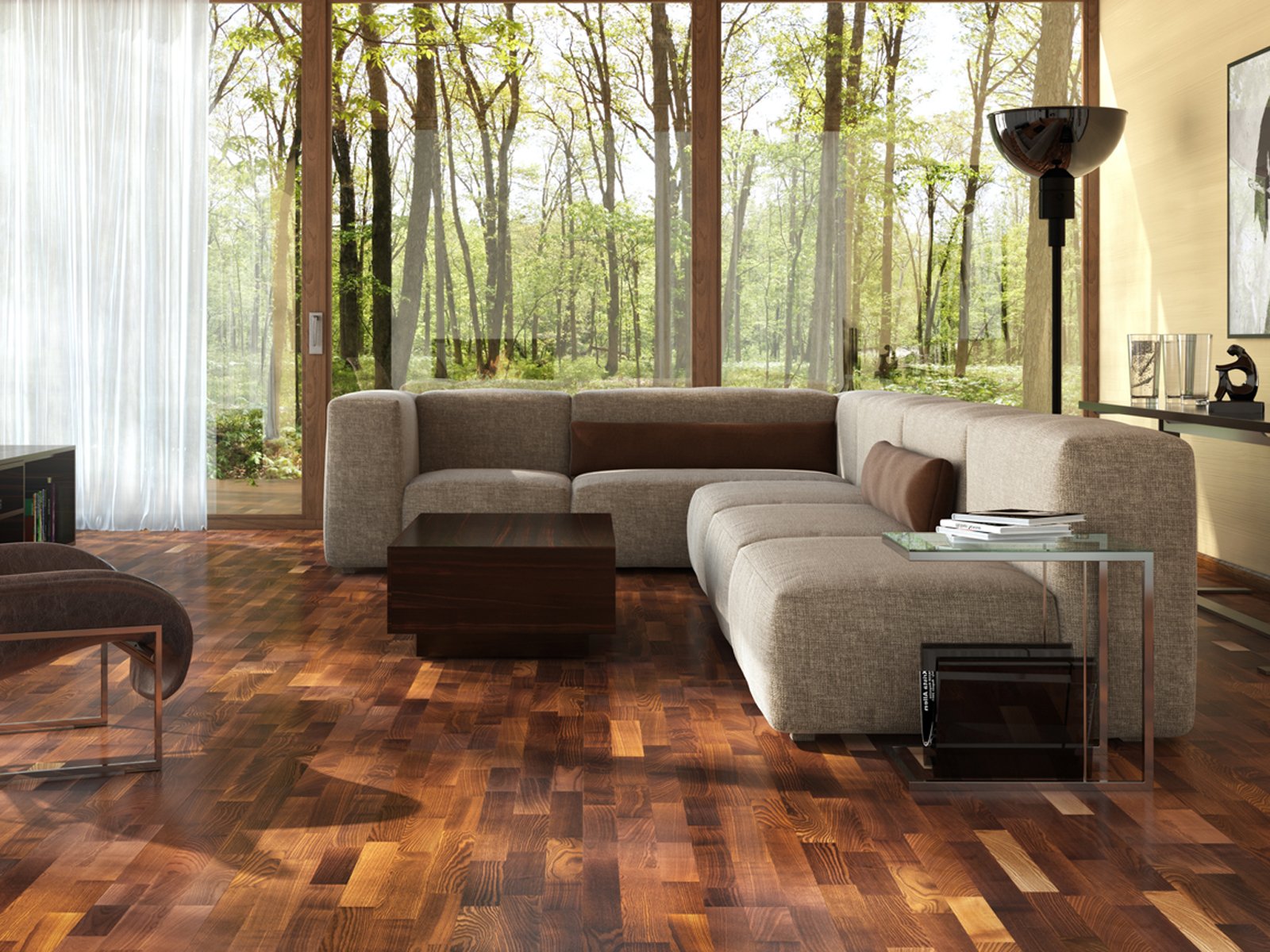 Parquet, essenze e tipologie cose di casa Camerette classiche noce scuro