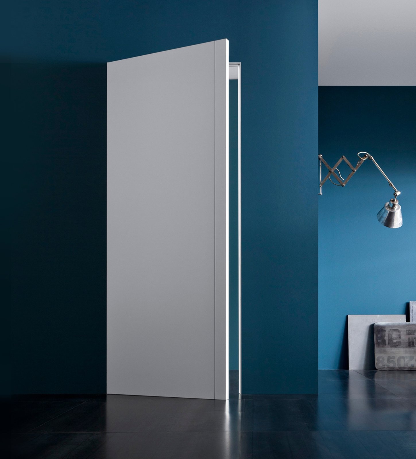 Porte e arredo: i consigli su come abbinare stili e rifiniture ... Specchio con cornice bianca