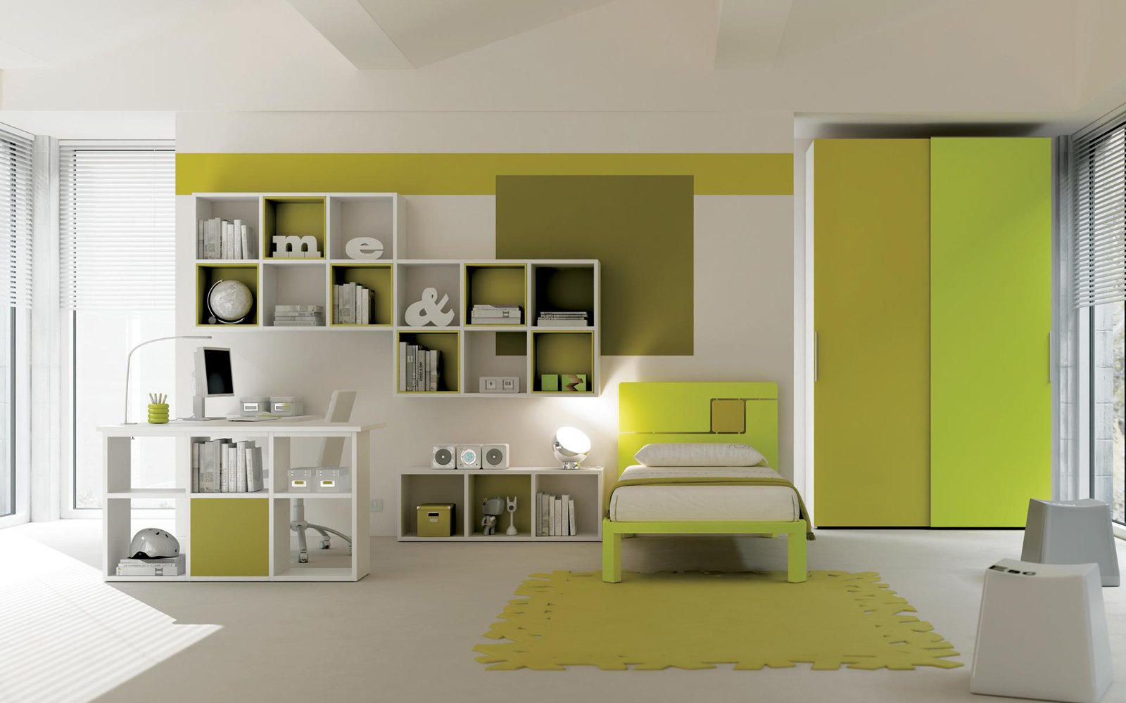 Camera da letto con letto ad angolo : camere da letto con armadio ...