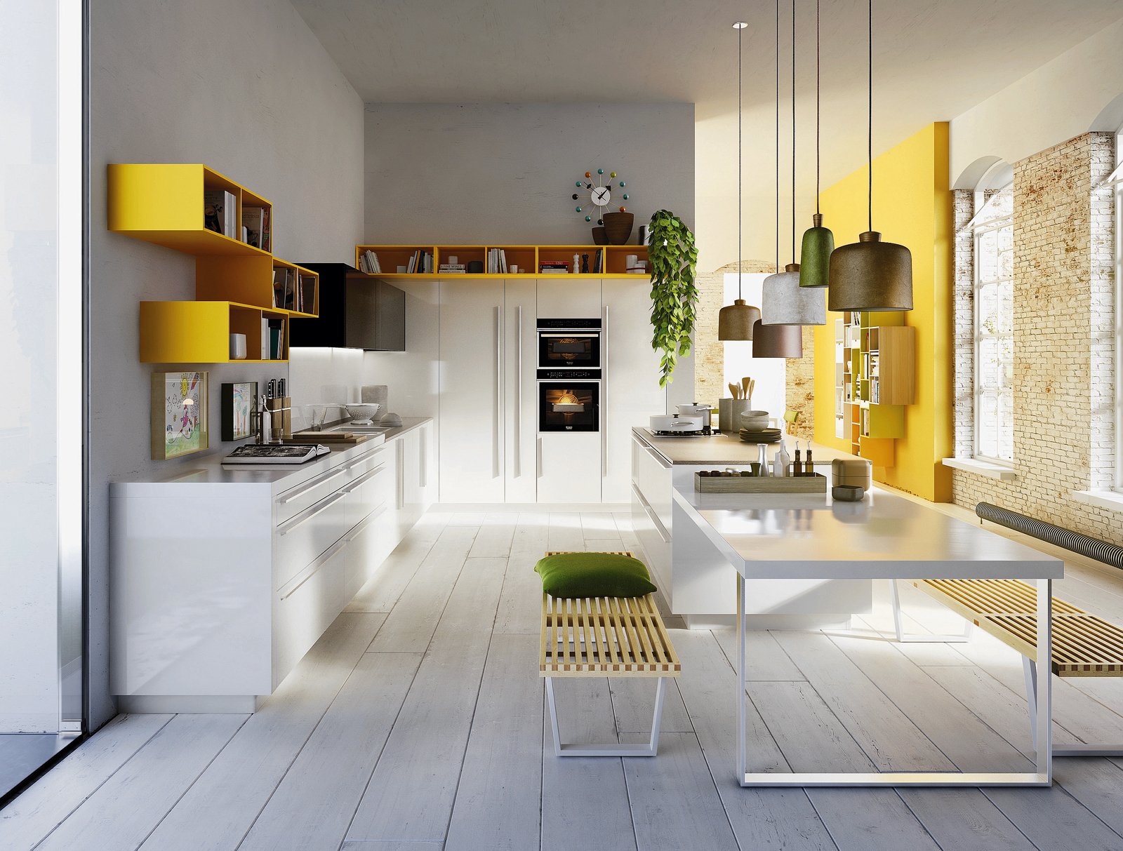 Rivestimenti pareti soggiorno moderno: colori pareti soggiorno ...