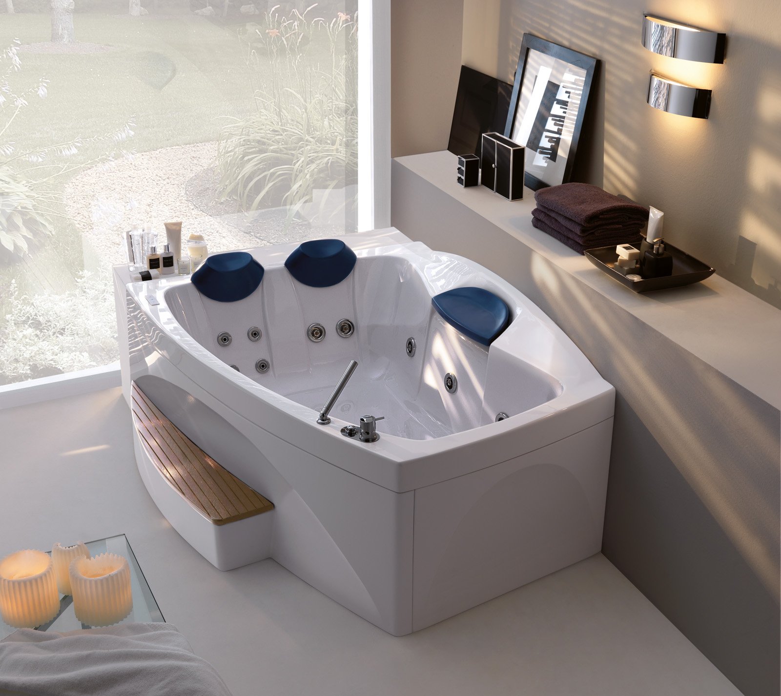 Bagni moderni con vasca angolare: vasca da bagno angolare asyx ...