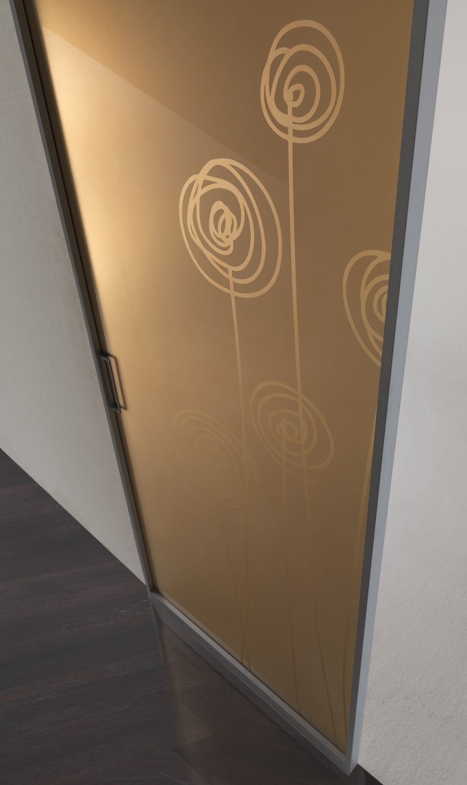 Rivestimenti in tessuto per le porte cose di casa Porte classiche con vetro