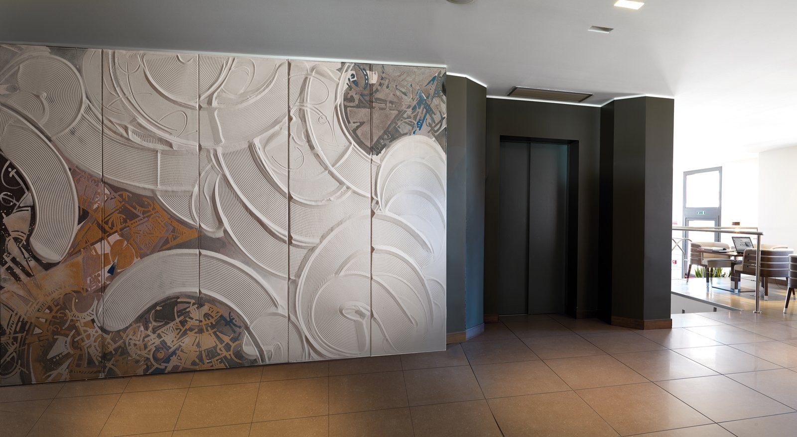 Rivestimenti in tessuto per le porte cose di casa Porte di vetro con disegni