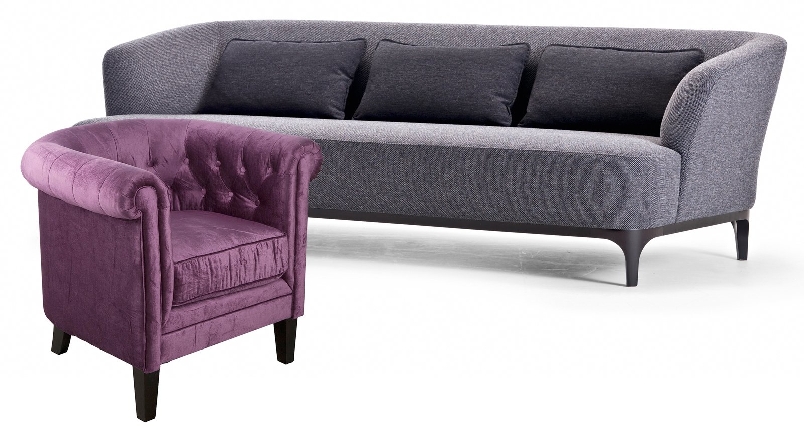 Poltrona e divano. idee per abbinarli cose di casa Poltroncine moderne per camere da letto