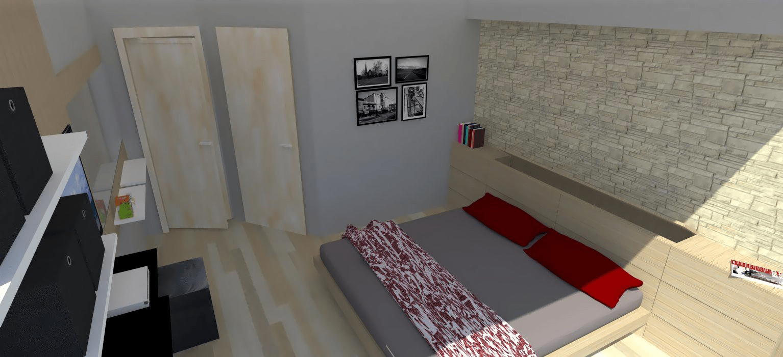 Parete in pietra dietro letto ~ canlic for .