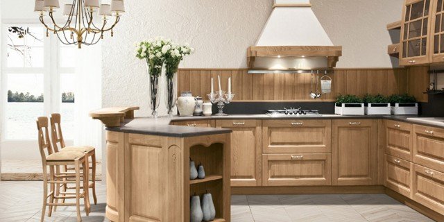 Cucina in legno, moderna o classica cose di casa Cucine moderne febal in legno massell