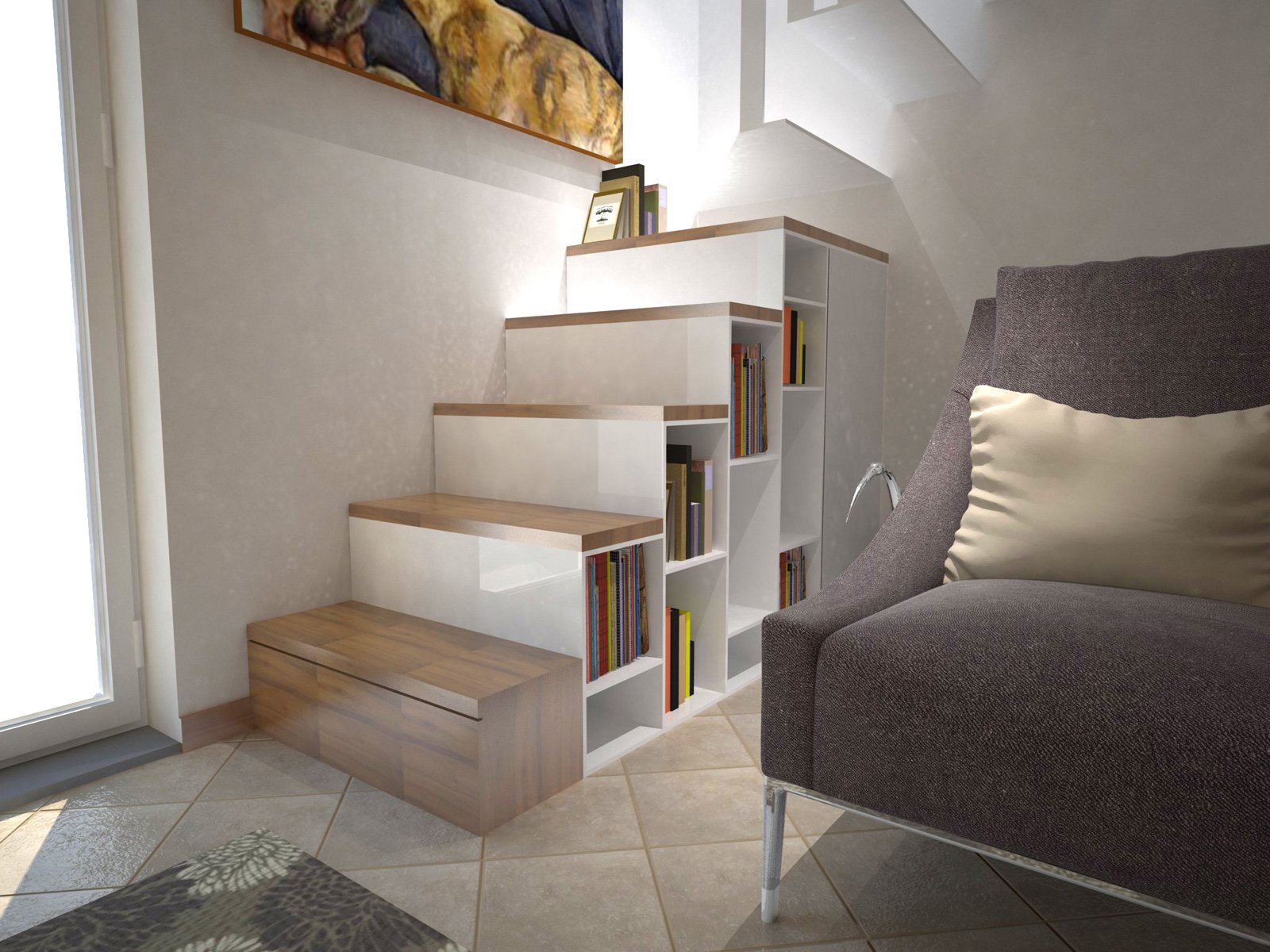 Arredo parete soggiorno: dipingere le pareti i colori moda. parete ...