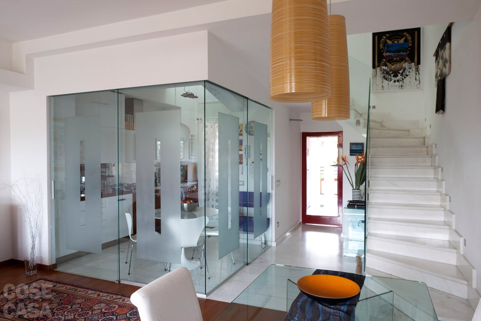 Una casa rinnovata nel look, con luce moltiplicata cose di casa