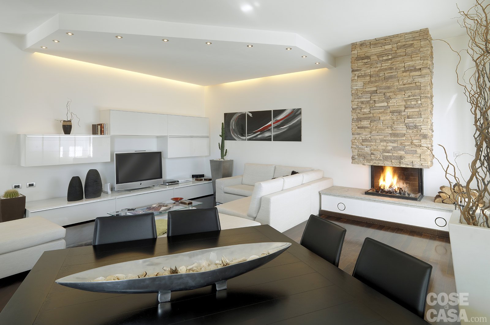 Camere da letto in cartongesso: nicchie per arredare le pareti di ...