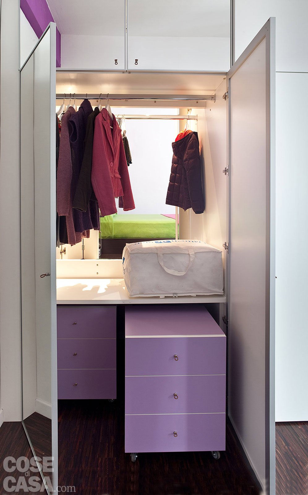 Una casa di 40 mq: monolocale con cucina separata cose di casa