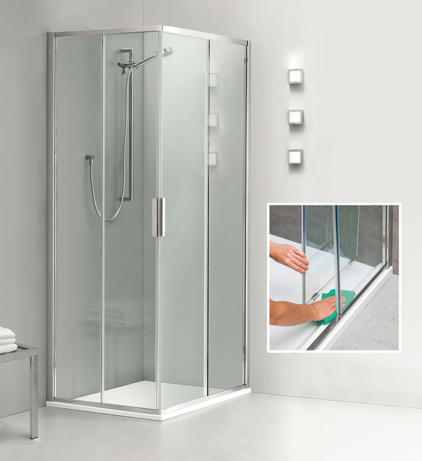 Box doccia: quale chiusura scegliere? cose di casa Doccia a due ante