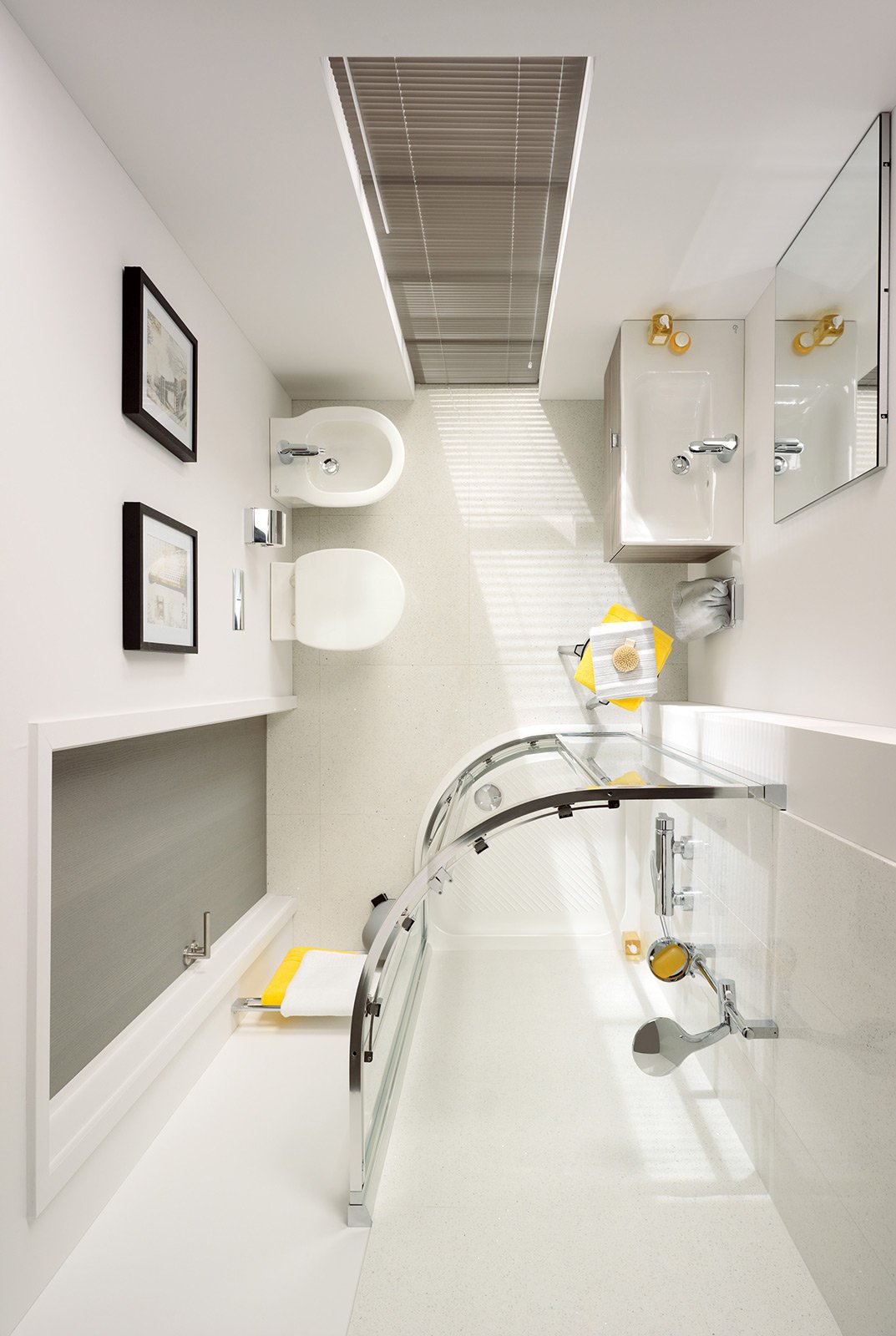 Bagno piccolo, soluzioni piccole cose di casa