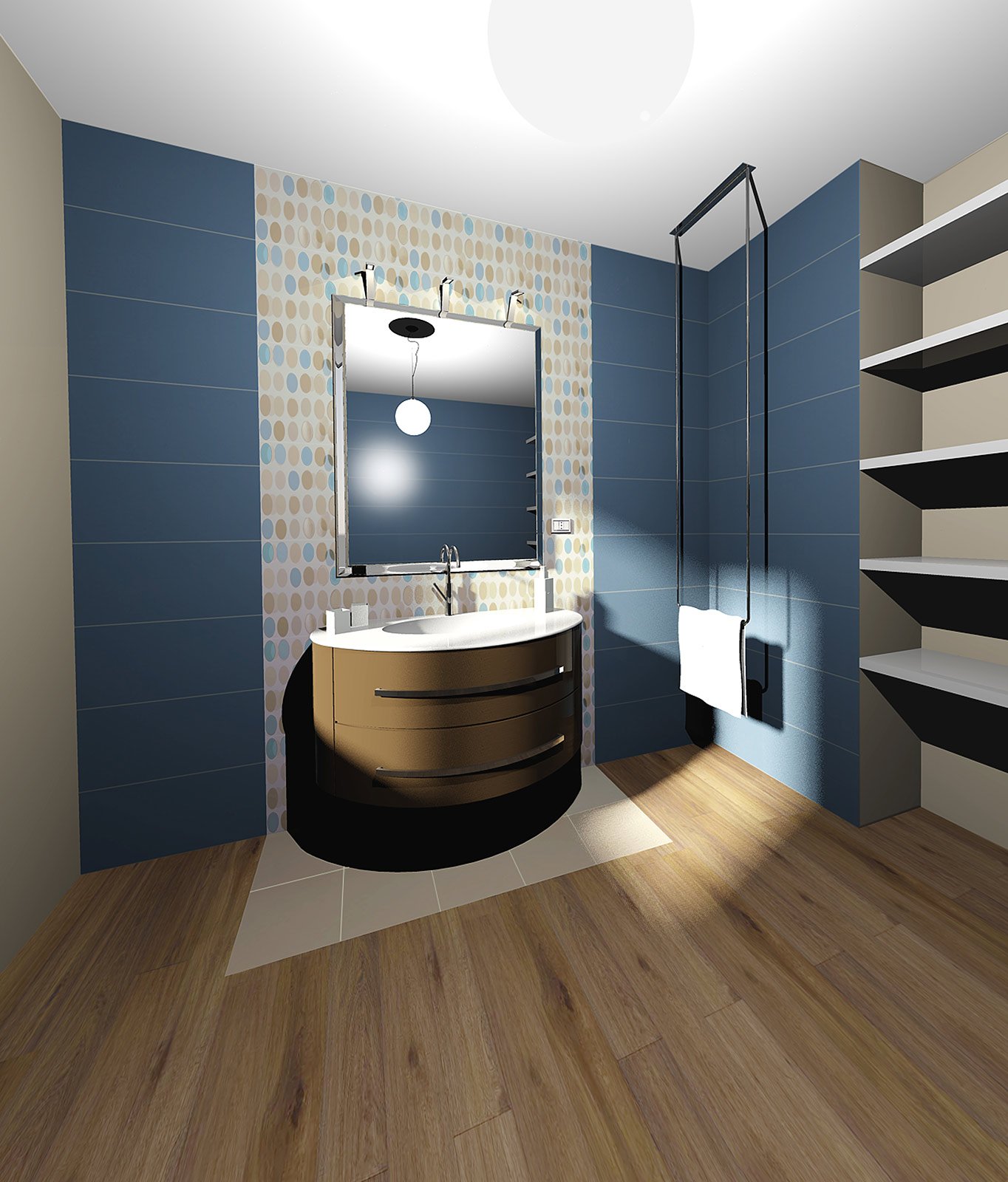 Bagno con pavimento in legno: parquet busto arsizio casa del bagno ... Parquet moderni