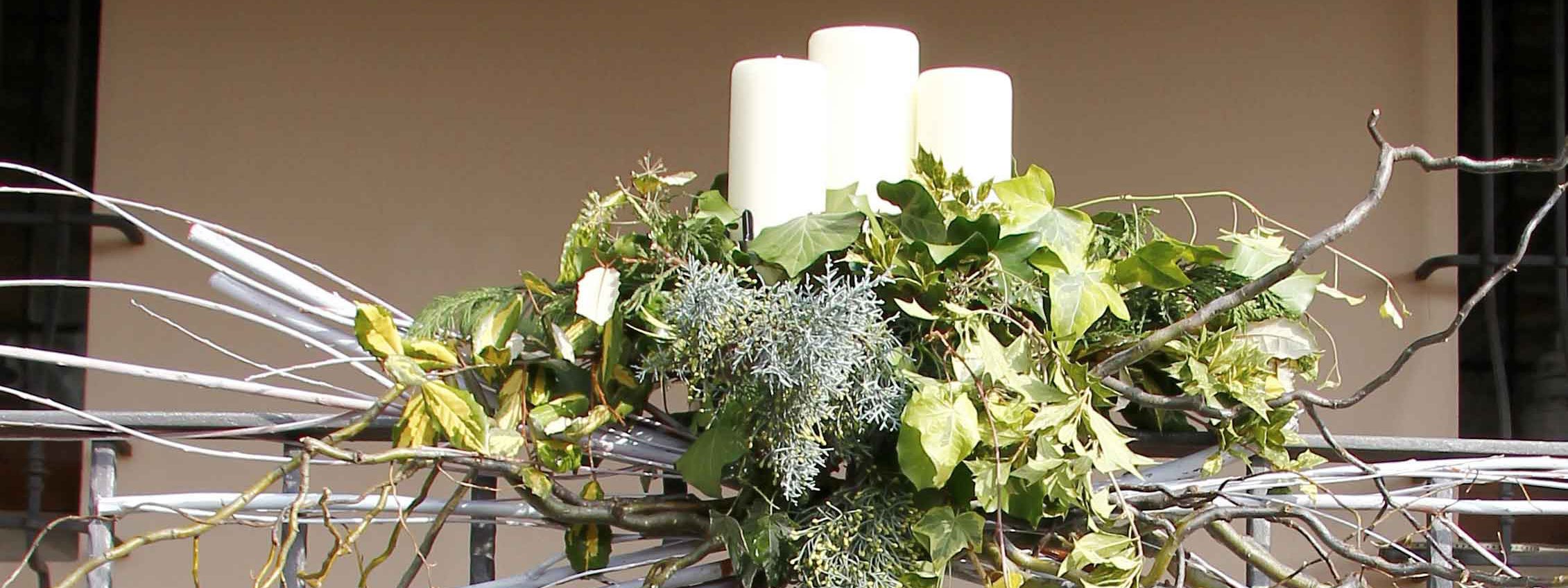 Decorazione natalizia per il balcone cose di casa Decorazione Terrazzo Giardino