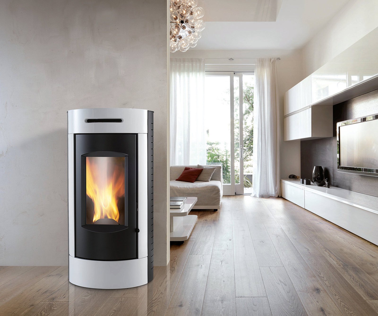 Stufe a pellet, d'arredo, ecologiche cose di casa Modelli camini