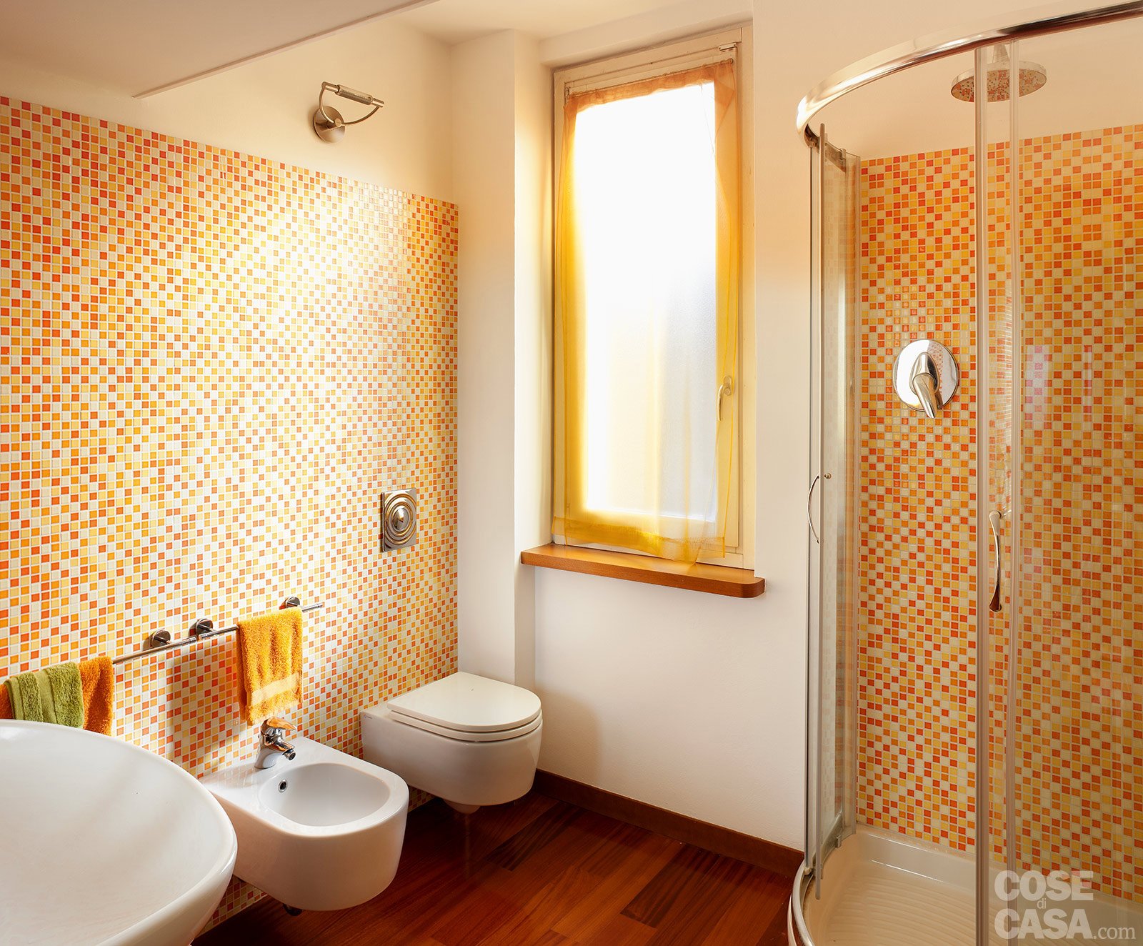 Mosaico arancione bagno – pasionwe