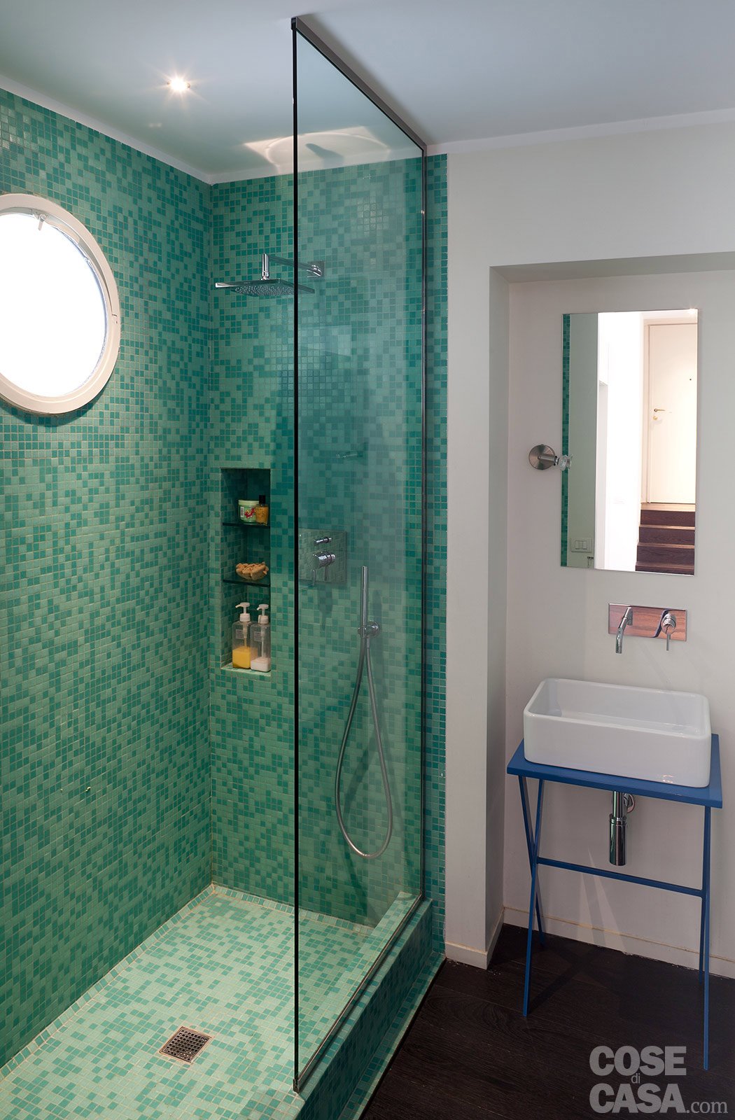 Box doccia nicchia: box cabina doccia nicchia parete porta bagno ...
