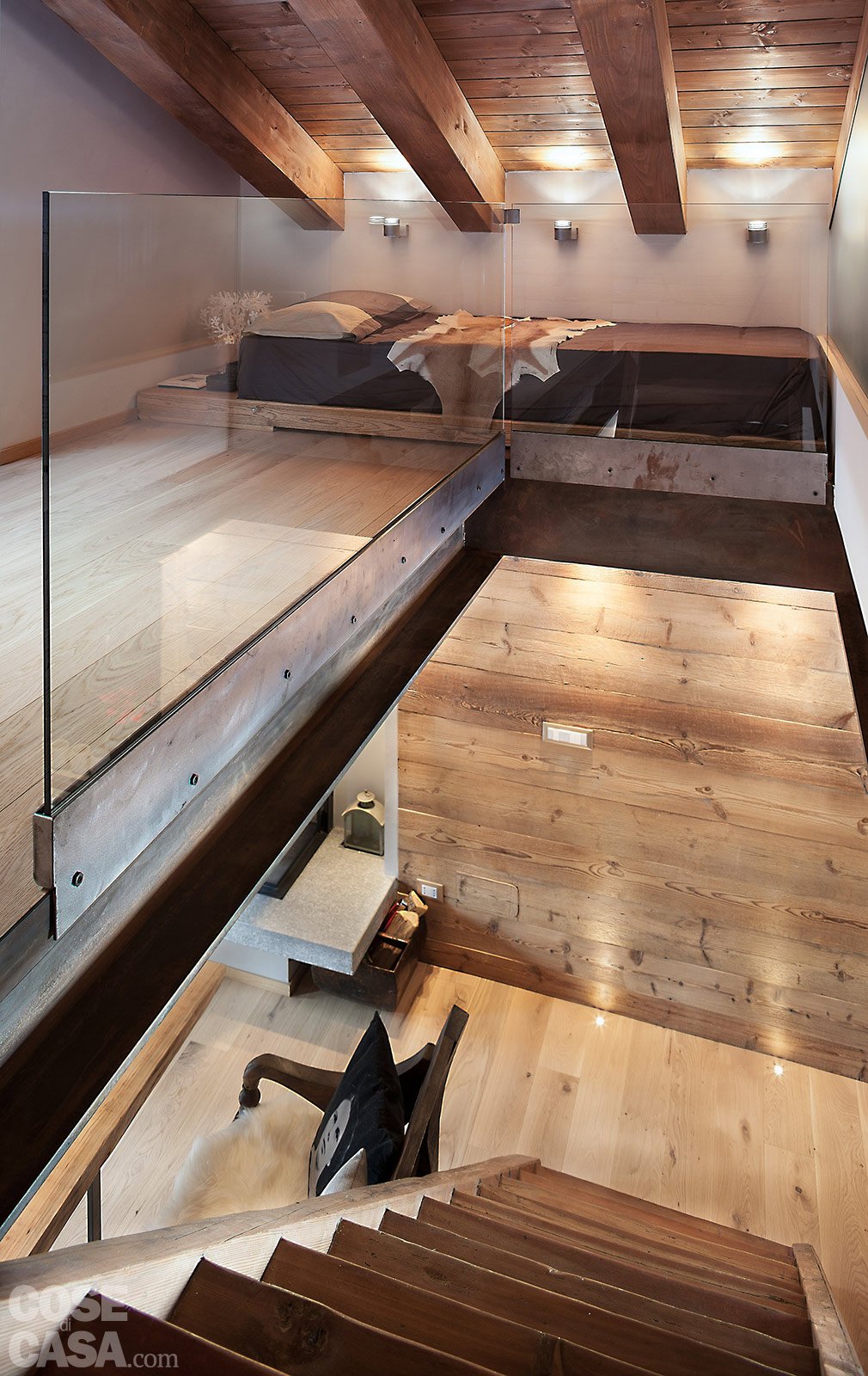 Atmosfera da chalet in una casa moderna cose di casa Cornici arco interne in polistirolo
