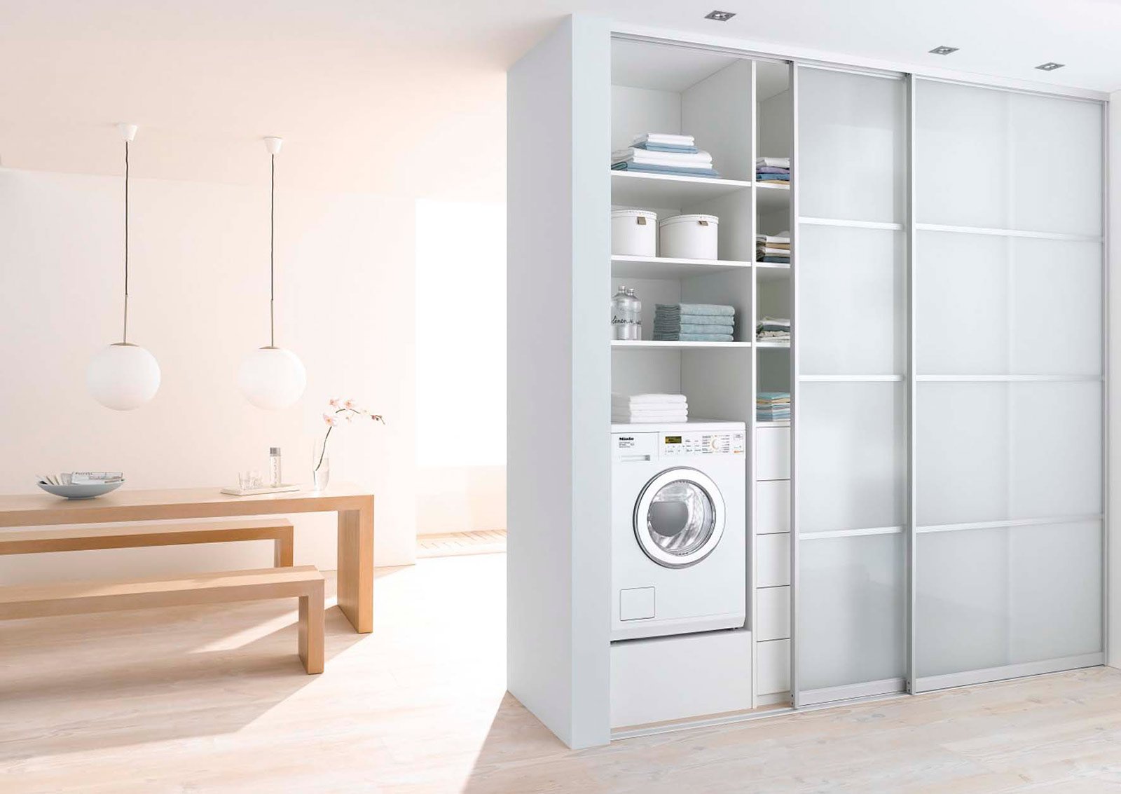 Bagno con lavatrice e asciugatrice: mobile arredo bagno con ...