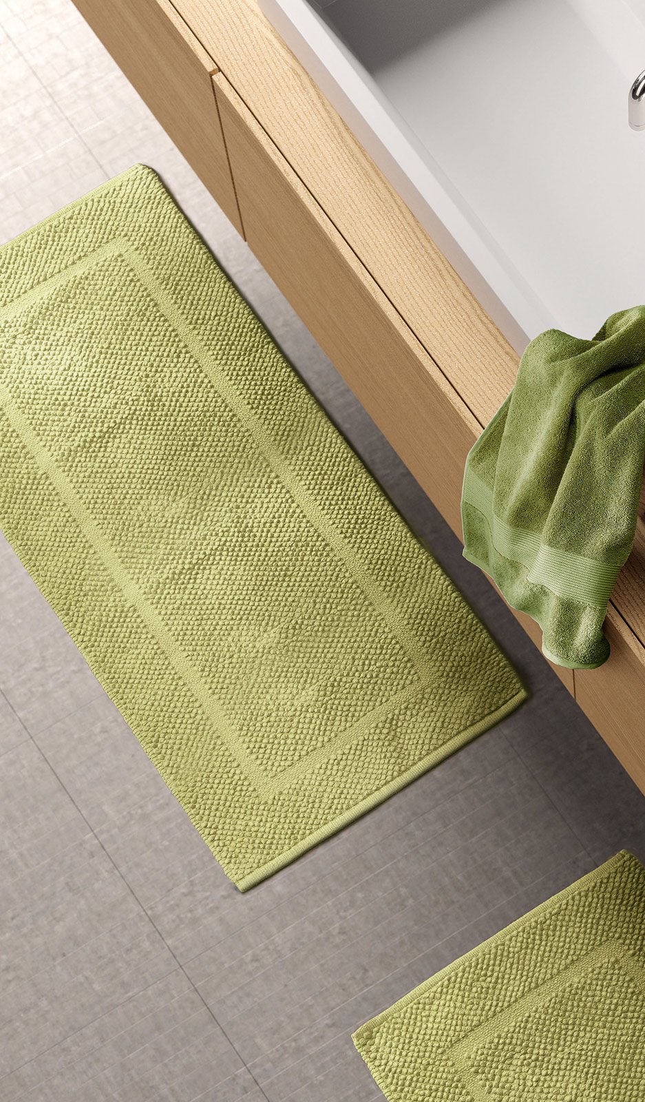 Tappeti per il bagno cose di casa Tappeto antiscivolo doccia a fiori