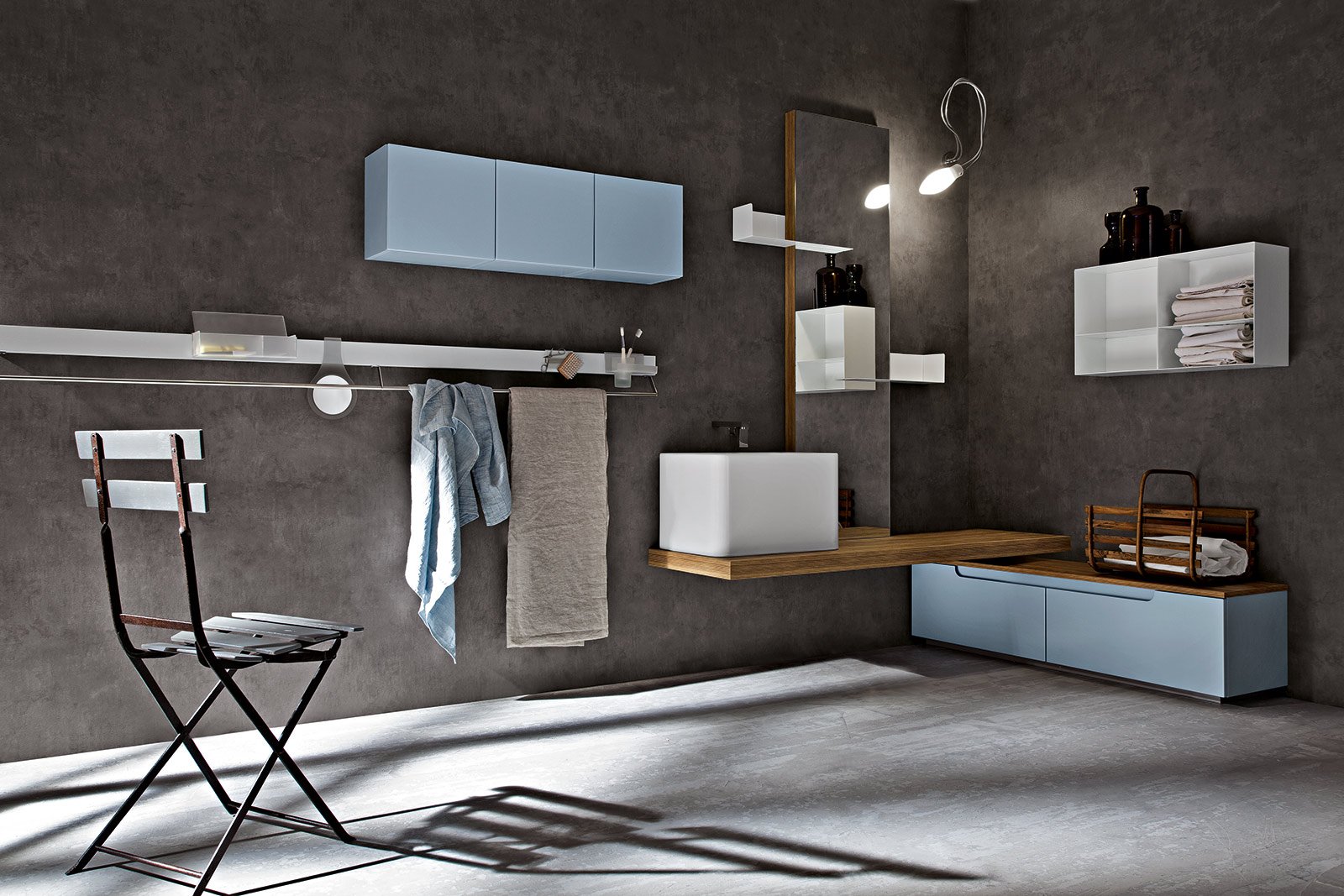 Lavandini da bagno particolari: come arredare lo spazio sotto al ...