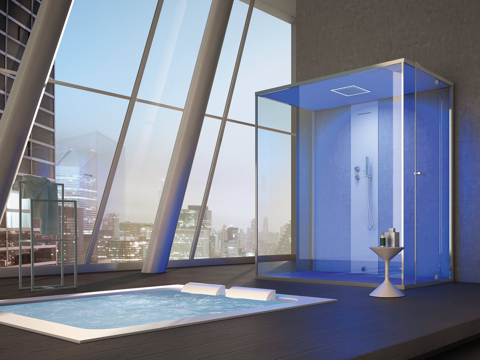 Pareti per vasche da bagno: la cabina vasca eclisse particolare ...