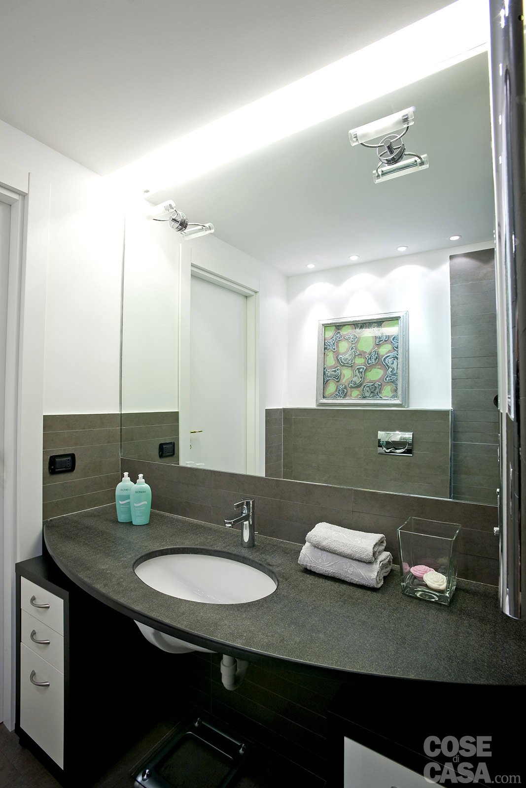 Una casa mini. con curve e nicchie risolutive cose di casa Nicchie cartongesso