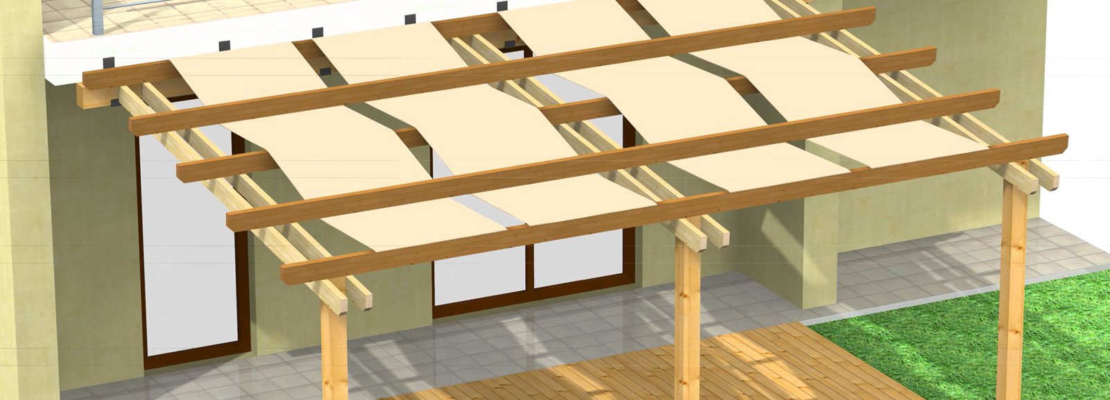 Chiudere la pergola con vetrate cose di casa