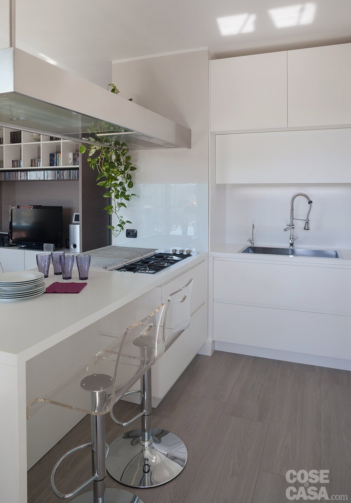 Cucine con cartongesso: cucina in muratura con cartongesso ...