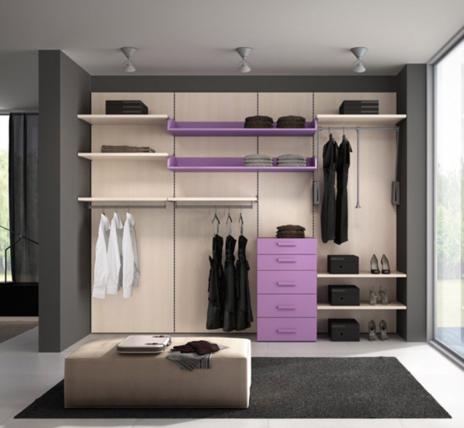 Cabine armadio. progettiamo insieme lo spazio cose di casa Cubi da parete