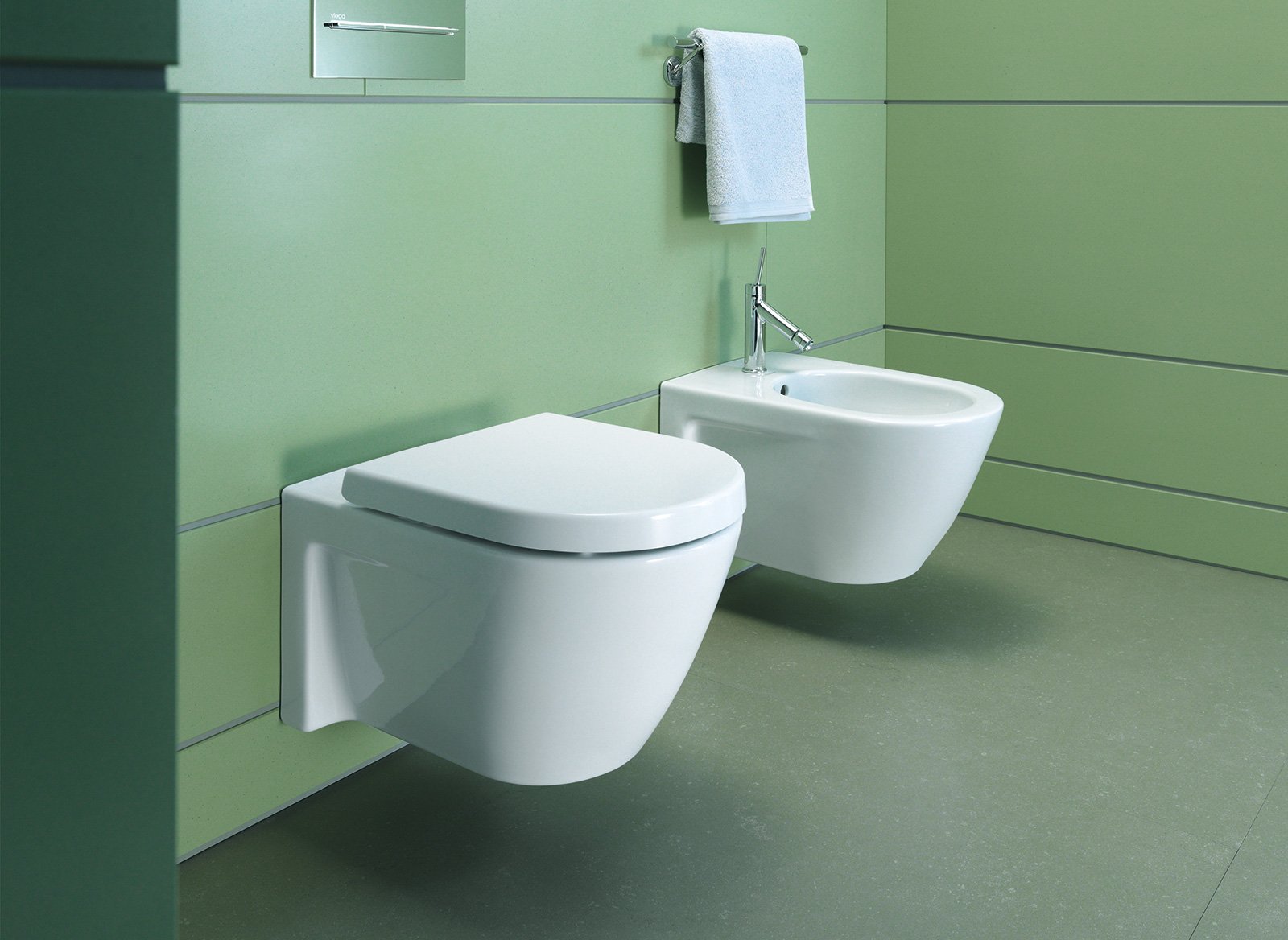 Sanitari sospesi per un bagno contemporaneo cose di casa