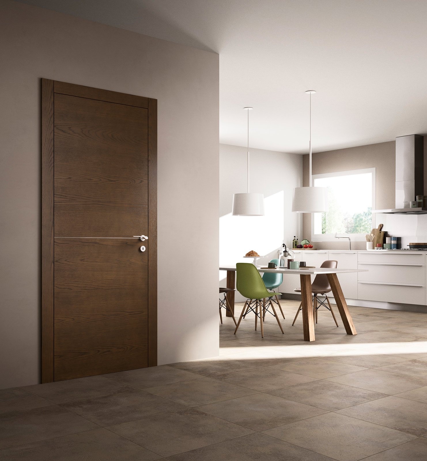 Arredare con le porte cose di casa Case moderne con parquet