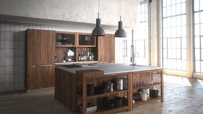 Dal legno alla pietra, i materiali tradizionali in cucina cose ...