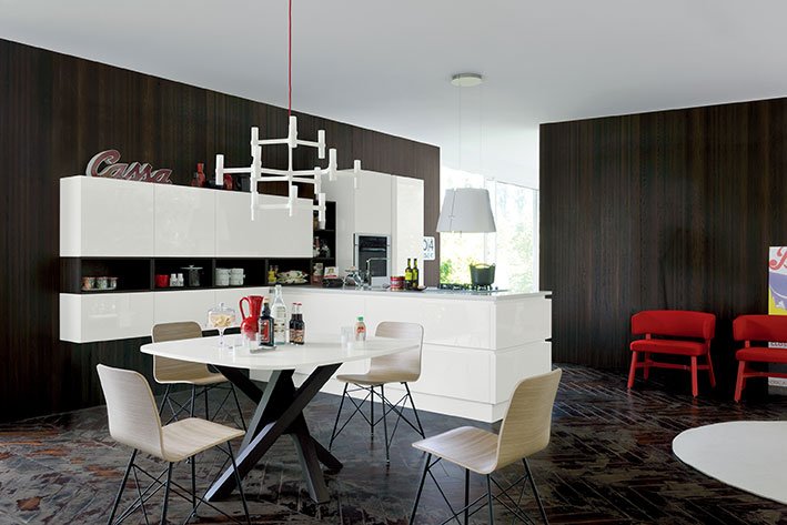 Cucine open space con penisola cose di casa Cucine in zona