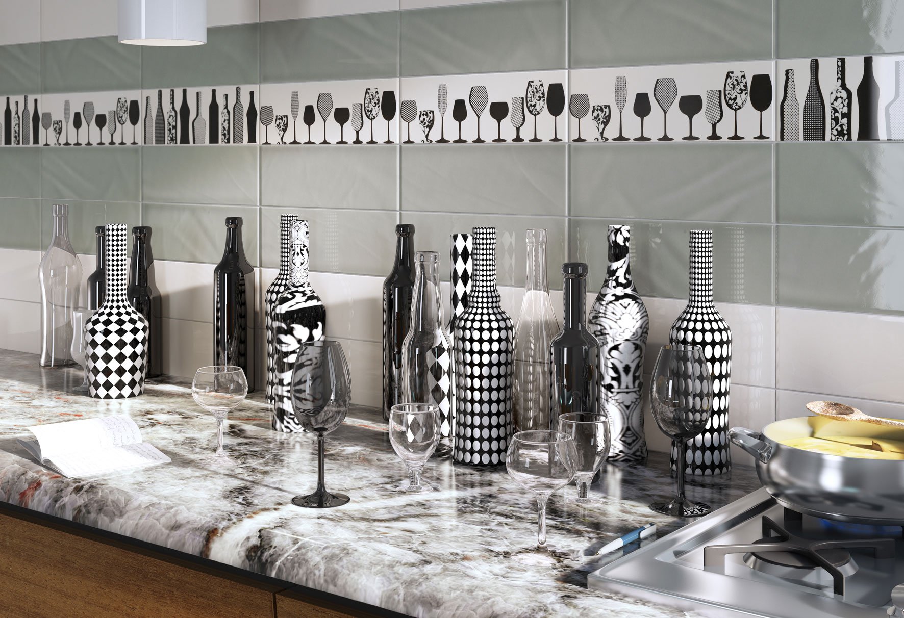 Cucine in ceramica: piani cucine in ceramica. ilrustico cucine in ... Piastrelle dipinte con s francesco su ebay