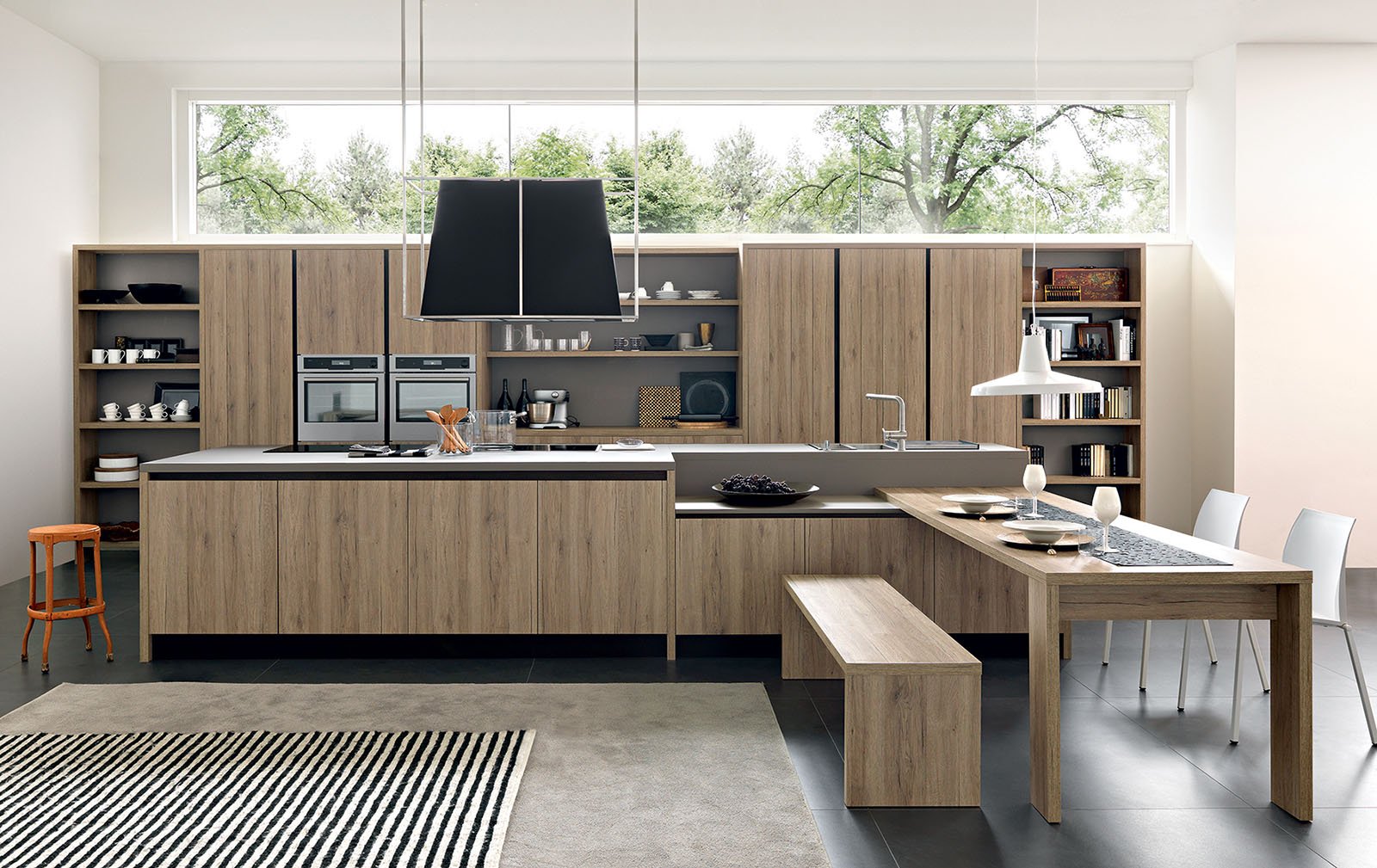 Cucine bianche piastrelle: rinnovare le pareti della cucina senza ...