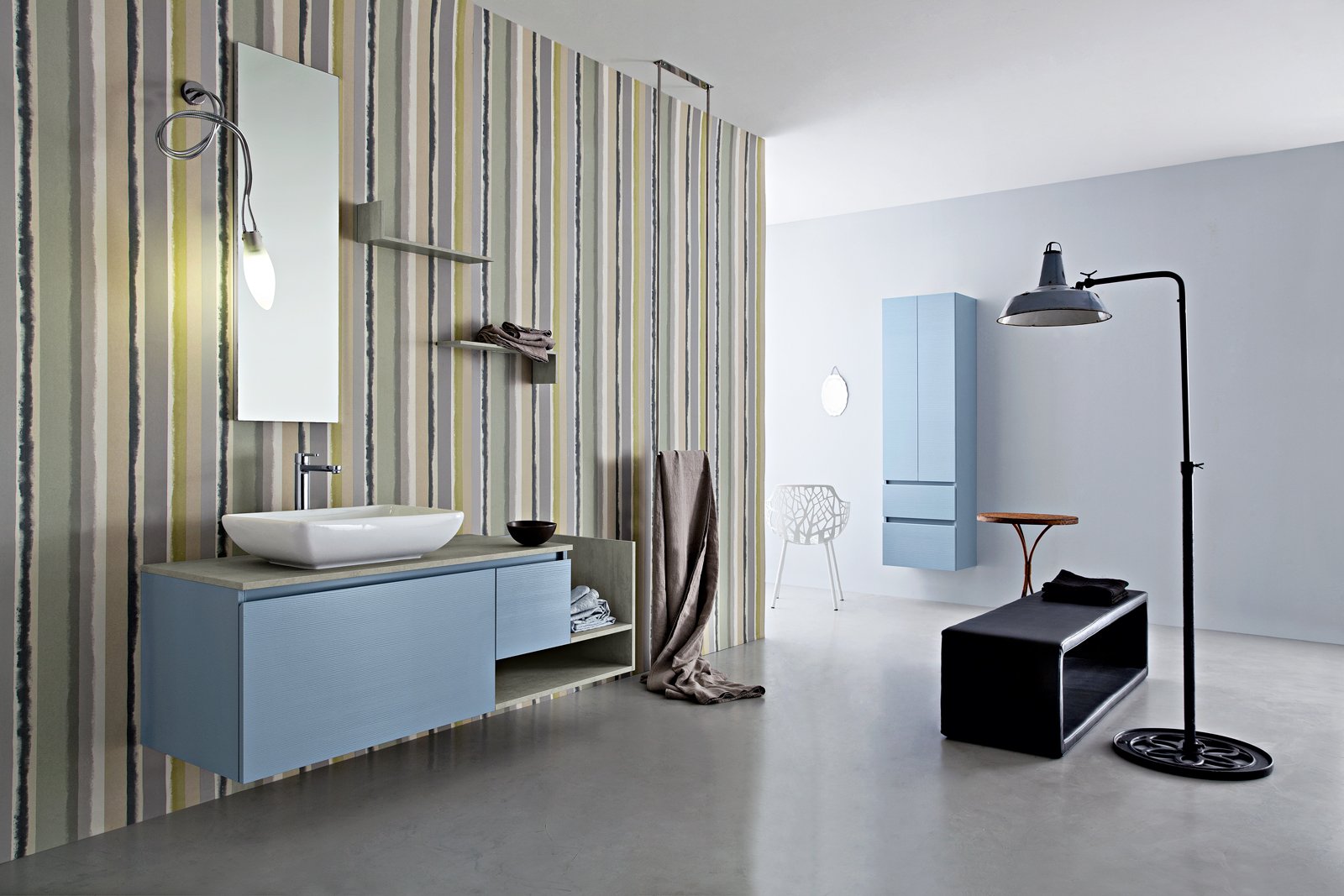 Doppio lavabo da appoggio bagno: miscelatore doppio comando per ...