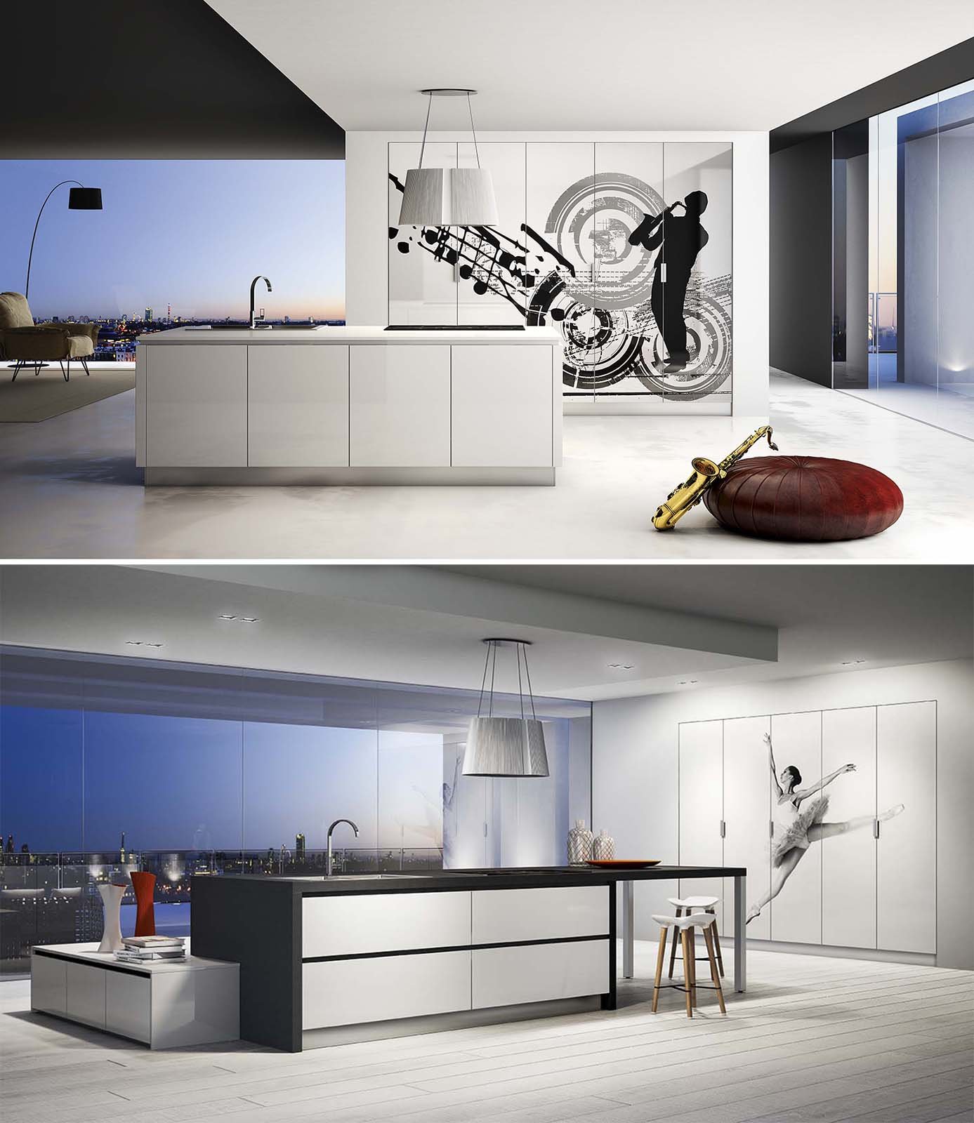 Cucine decorate per un ambiente originale e vivace cose di casa