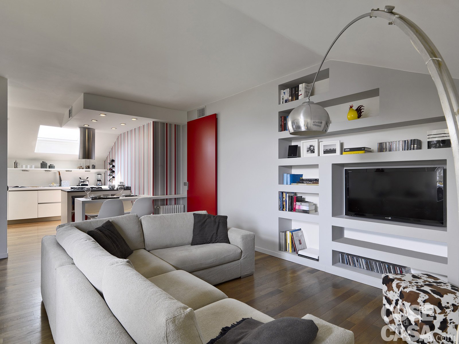 Camere da letto in cartongesso: nicchie per arredare le pareti di ...