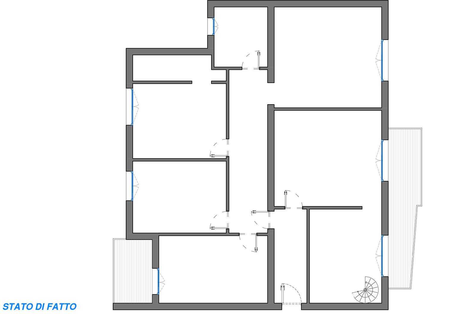 Sfruttare lo spazio pianta e prospetti in 3d per una for Disegno pianta casa