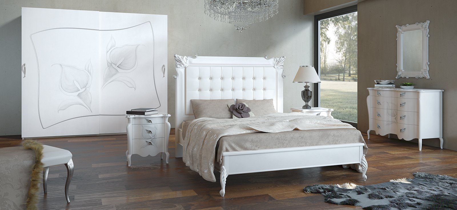 Letto matrimoniale a ponte moderno: camere da letto moderne ...