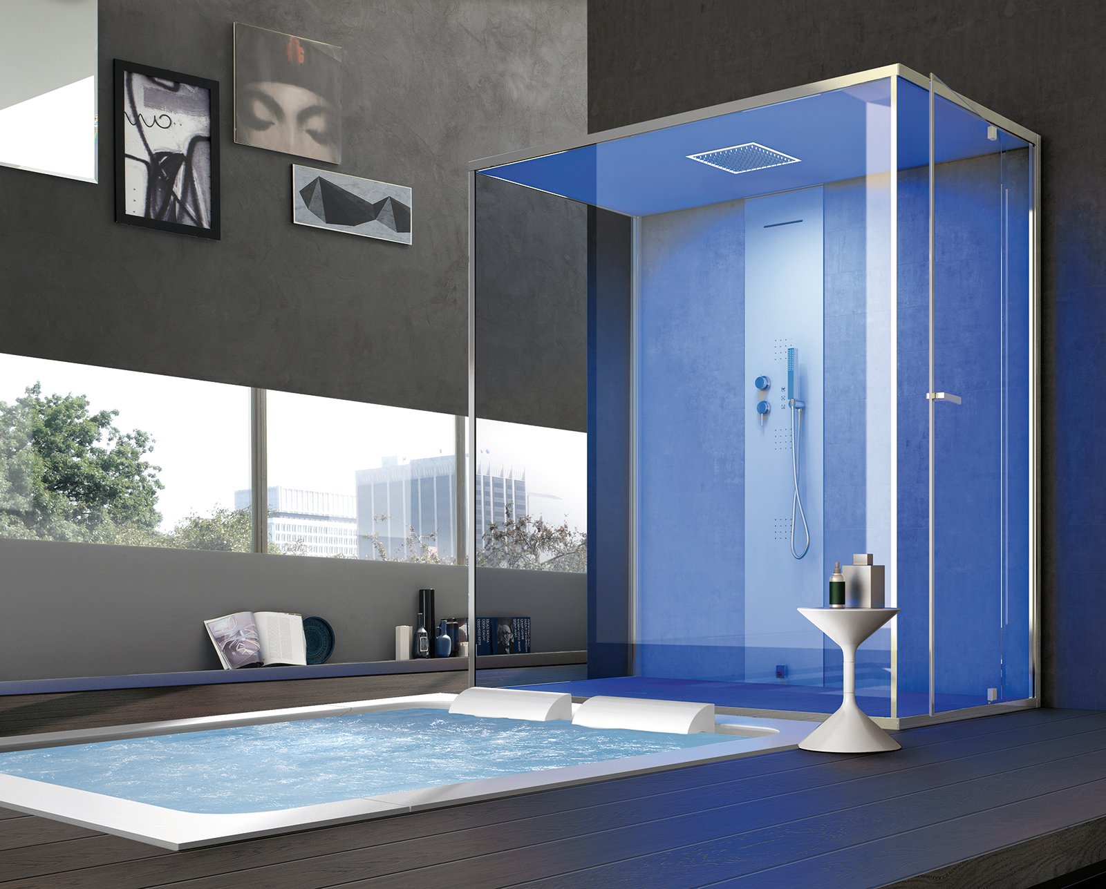 Rubinetteria bagno: soffioni con cromoterapia cose di casa