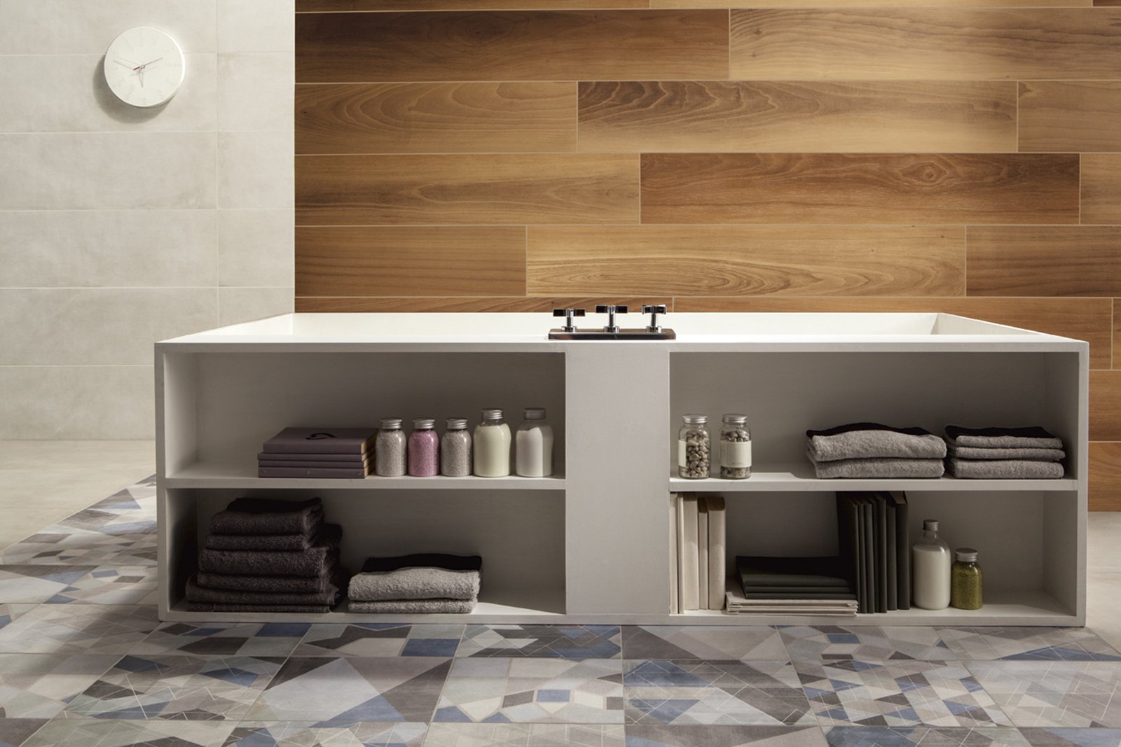 Bagno con finiture cemento o effetto cemento cose di casa