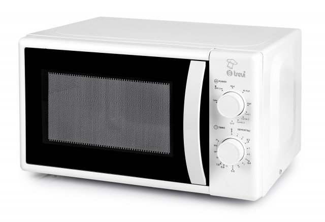 Hot’ello CL232 di Trevidea ha potenza del microonde di 700 watt e capacità del vano di 20 litri. Dotato di piatto girevole in vetro, ha timer di 30 minuti. Misura L 44 x P 36 x H 25,5 cm. Prezzo da rivenditore. www.trevidea.it Hot’ello CL232 di Trevidea ha potenza del microonde di 700 watt e capacità del vano di 20 litri. Dotato di piatto girevole in vetro, ha timer di 30 minuti. Misura L 44 x P 36 x H 25,5 cm. Prezzo da rivenditore. www.trevidea.it
