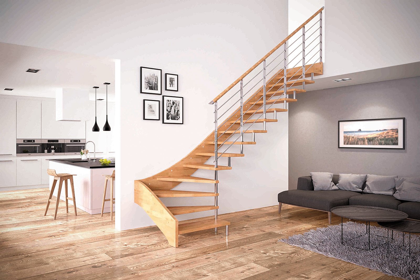 Ringhiere scale in legno fai da te: decorazione dell interno ...