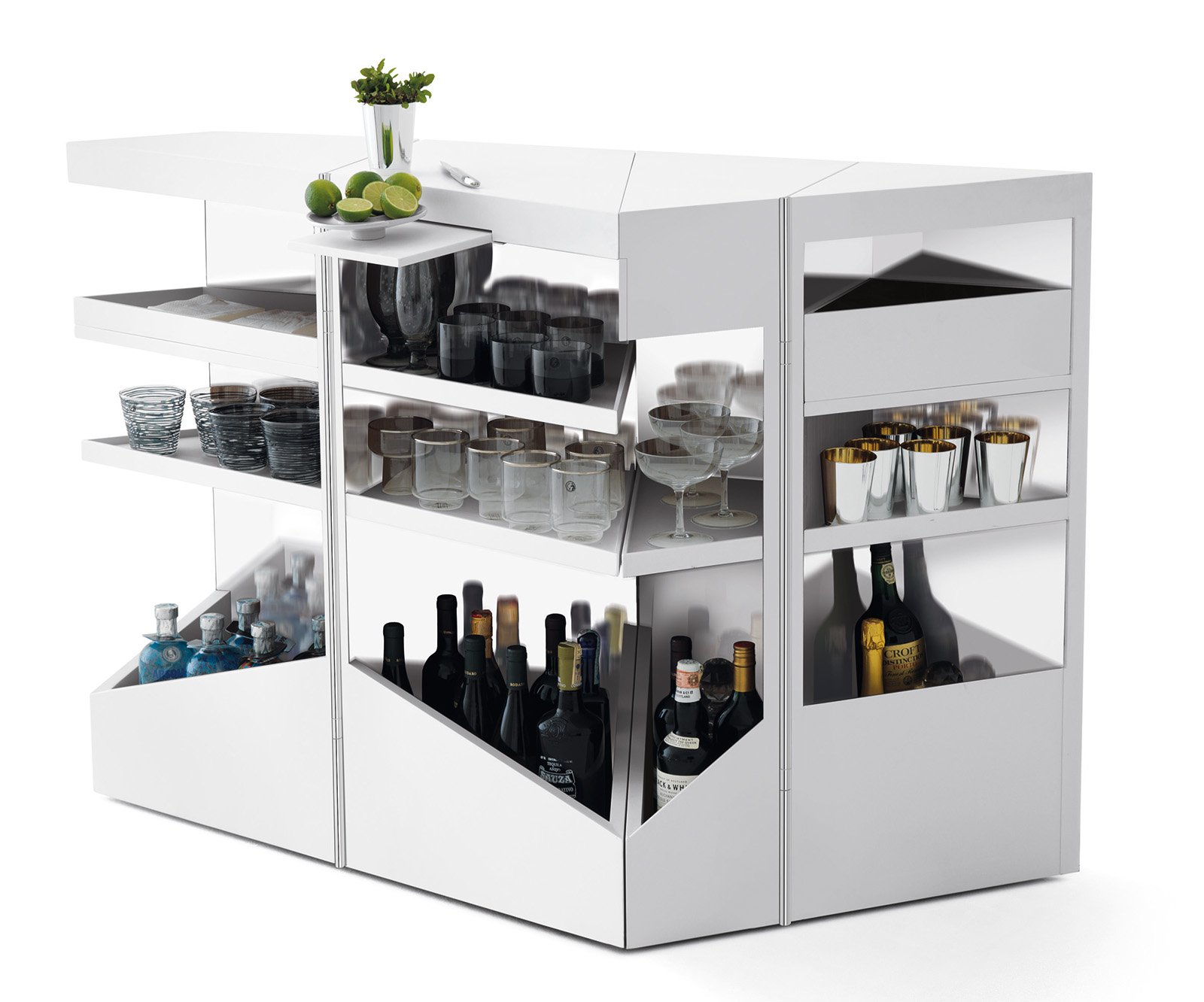 Mobile bar a casa. per brindare e fare festa con amici e parenti ...