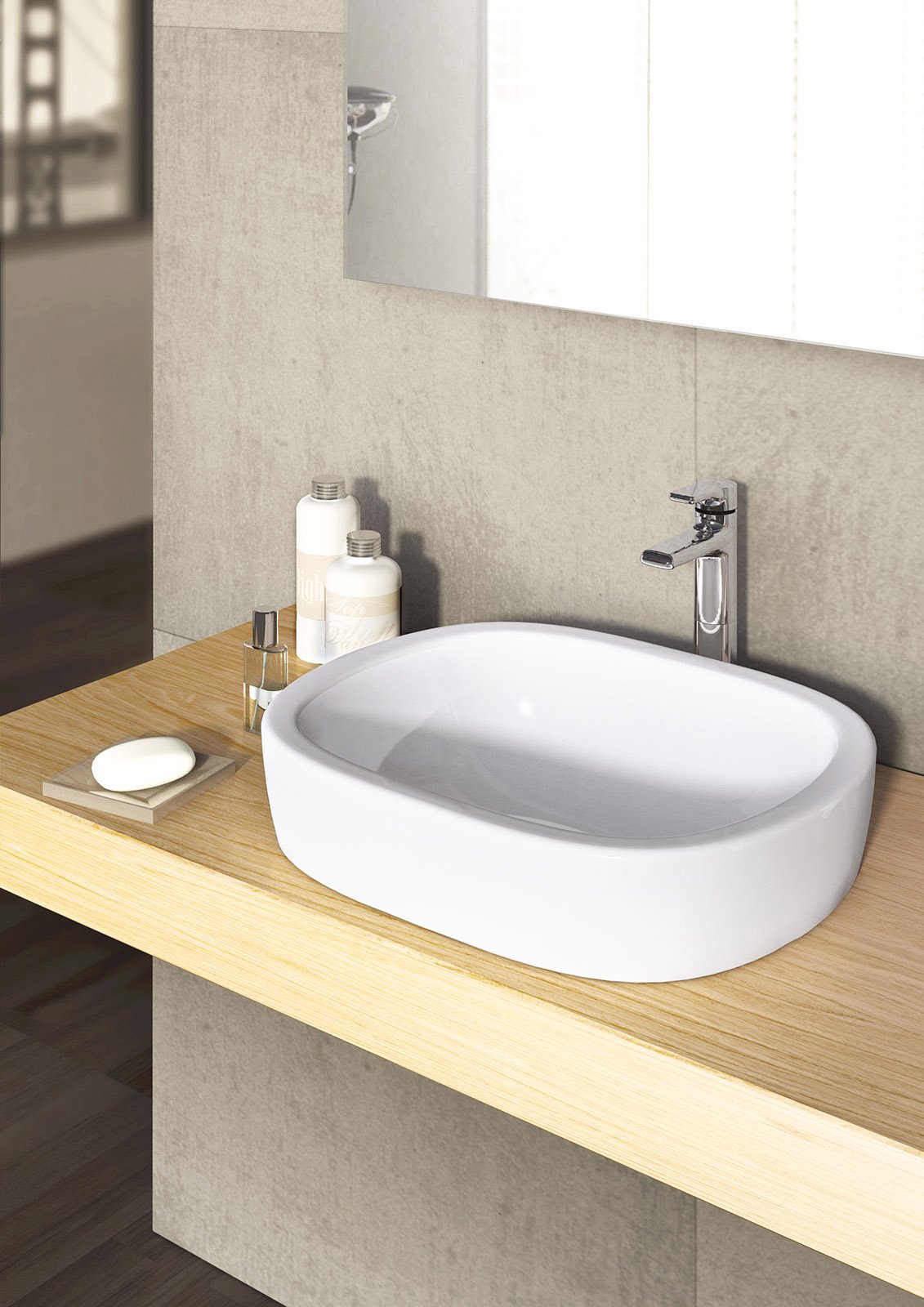 Mensola bagno per lavabo: idee salvaspazio per bagno piccolo. top ... Lavandino bagno ciotola