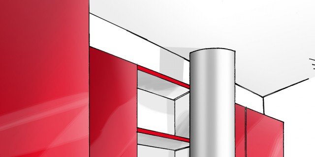 Cucina concentrata in 3 metri cose di casa Cucina componibile lineare di due metri